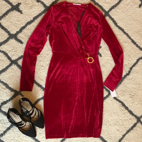 T Tahari velvet dress - Picture 1 of 6